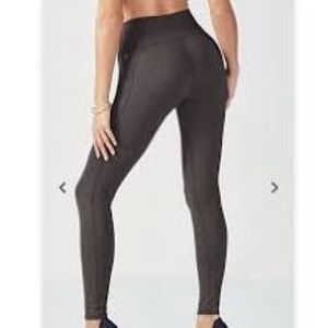Fabletics Charcoal-Gray Salar Powerhold Leggings